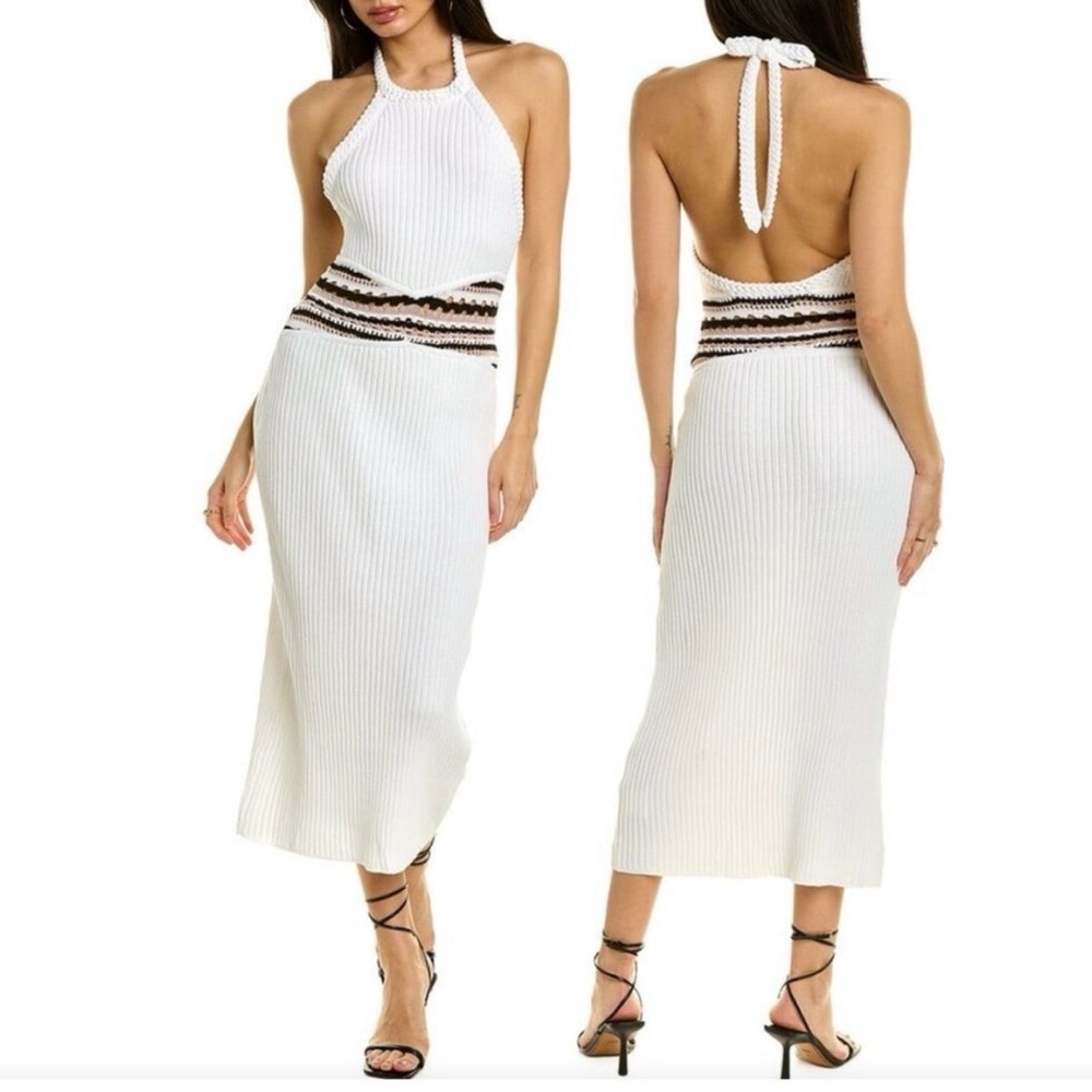 Ramy Brook Theo ribbed knit midi dress size xs